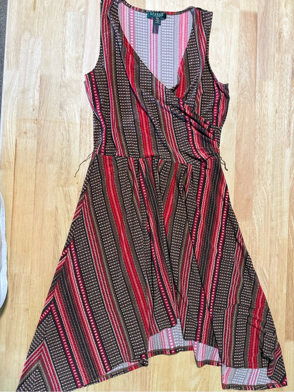 Lauren Ralph Lauren Women’s PM Petite Wrap Dress Brown